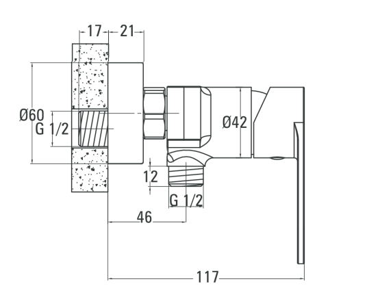 Duschblandare Chaber - Krom Duschblandare Chaber - Krom