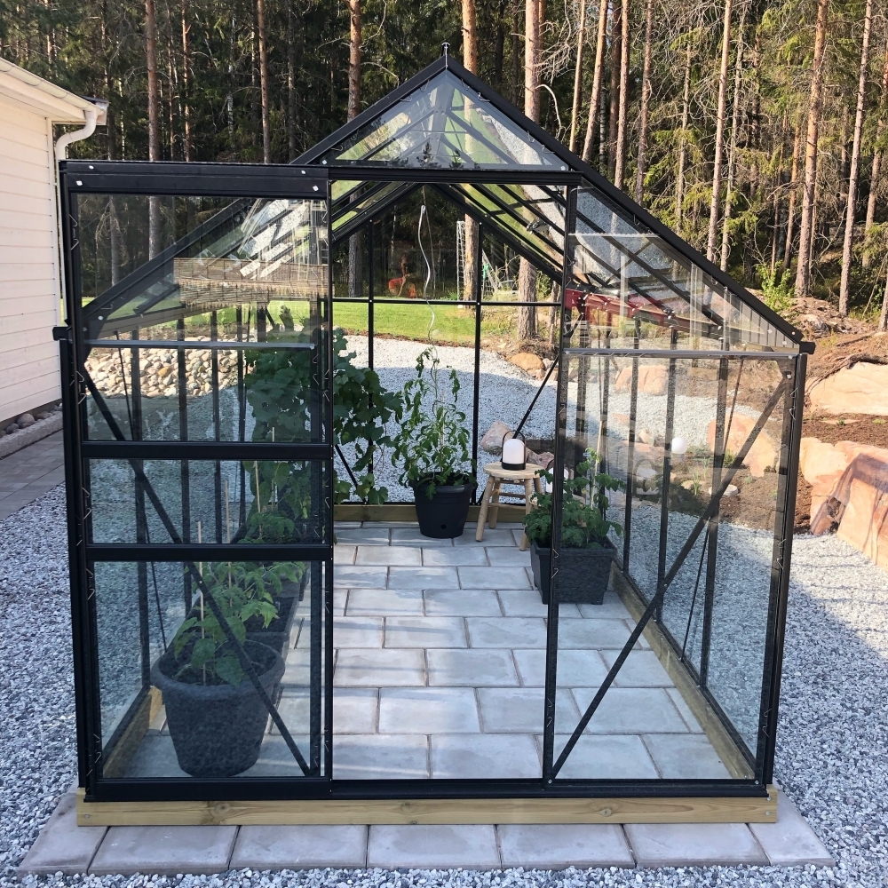 Växthus Neptunus - 6,2 m² - Kanalplast Växthus Neptunus - 6,2 m² - Kanalplast