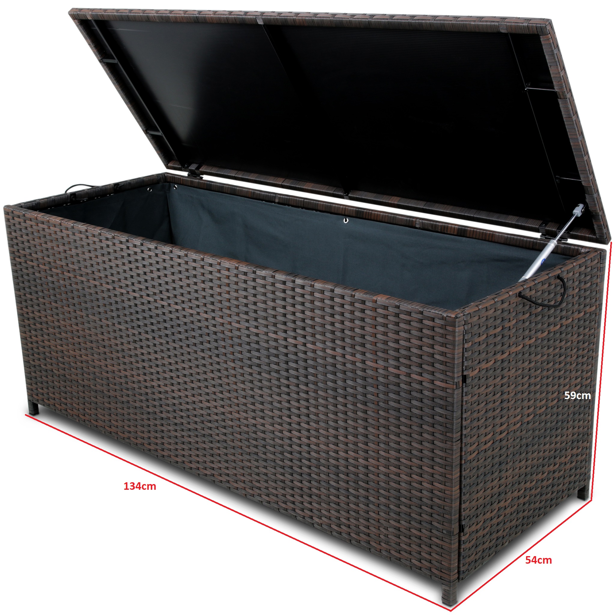 Alma dynbox brun konstrotting