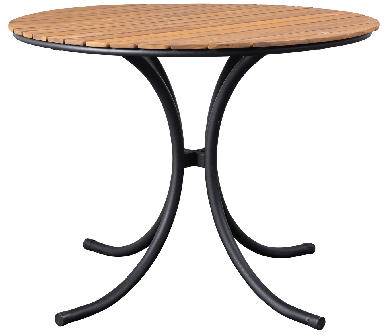 Holmsund runt matbord 100 cm - Svart/Acasia Holmsund runt matbord 100 cm - Svart/Acasia