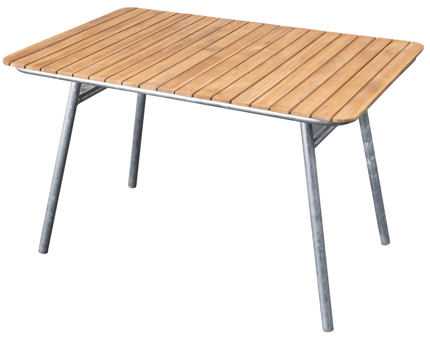Möllan bord 120x80cm - Teak / Galvaniserat stål Möllan bord 120x80cm - Teak / Galvaniserat stål