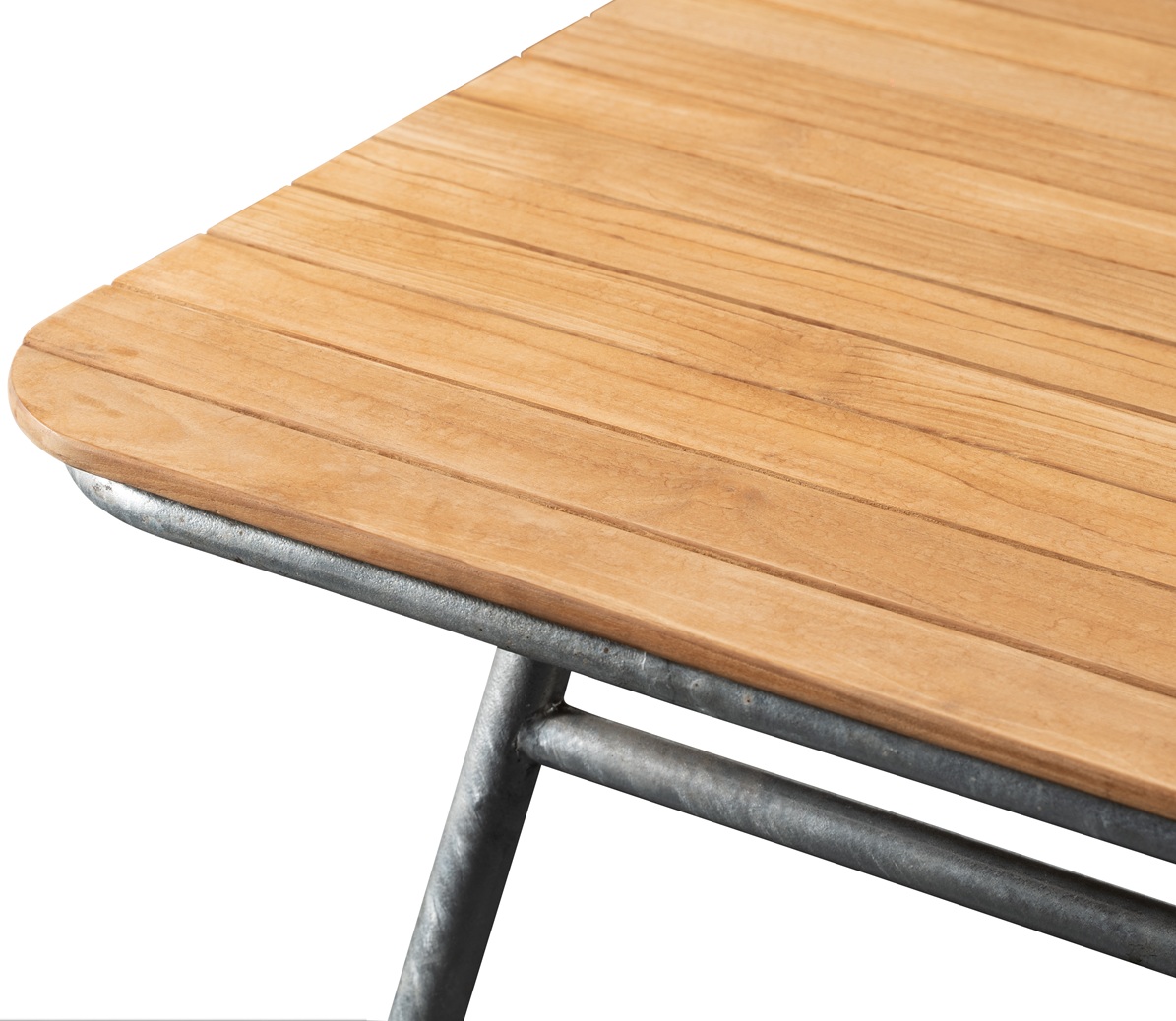 Möllan bord 176x90 cm - Teak / Galvaniserat stål Möllan bord 176x90 cm - Teak / Galvaniserat stål