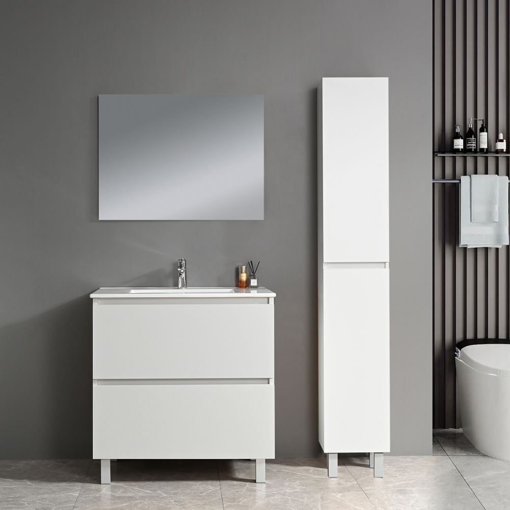 Badrumsmbler Perugia - Vit 80 cm