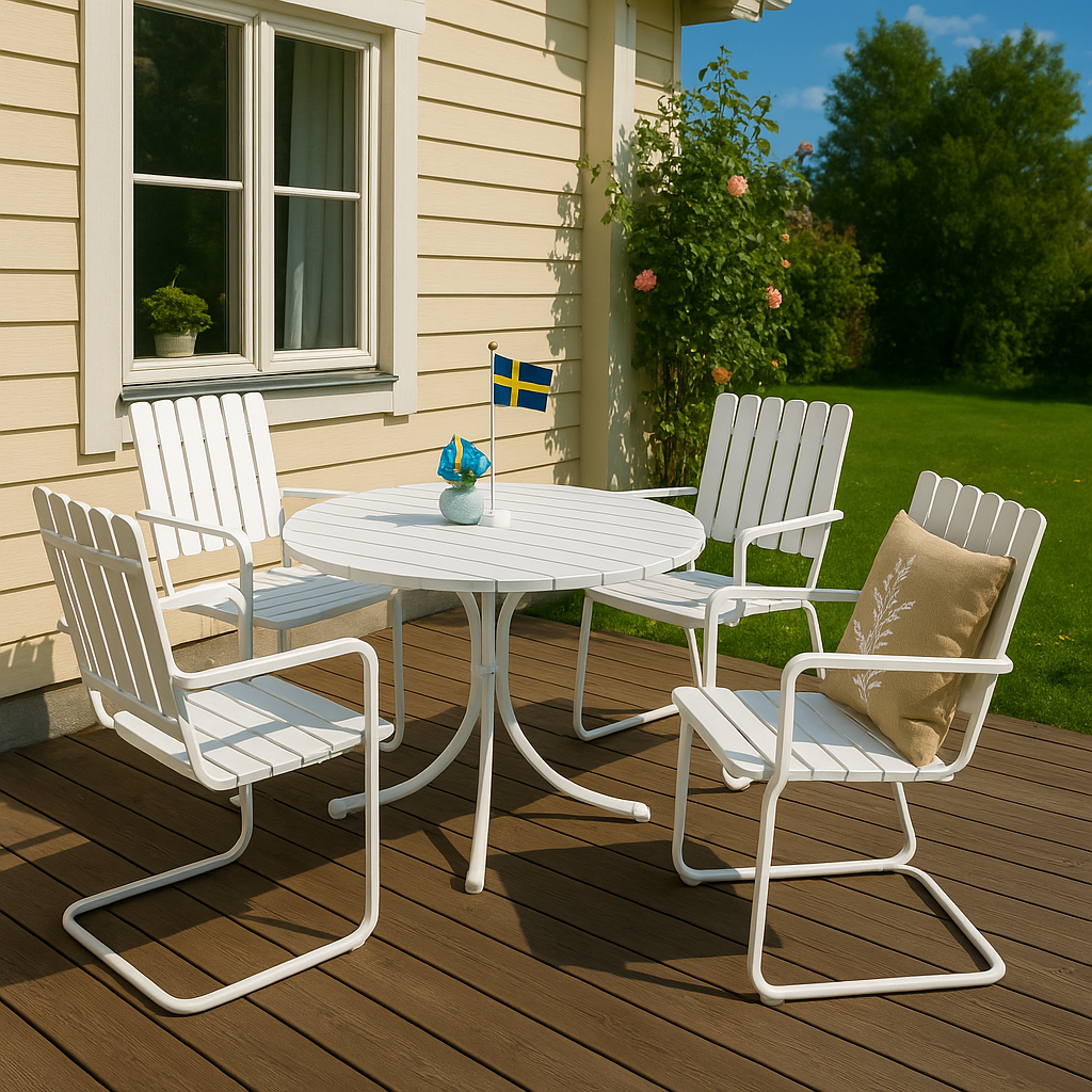 Matgrupp - Vaxholm i fjderstl | Vit