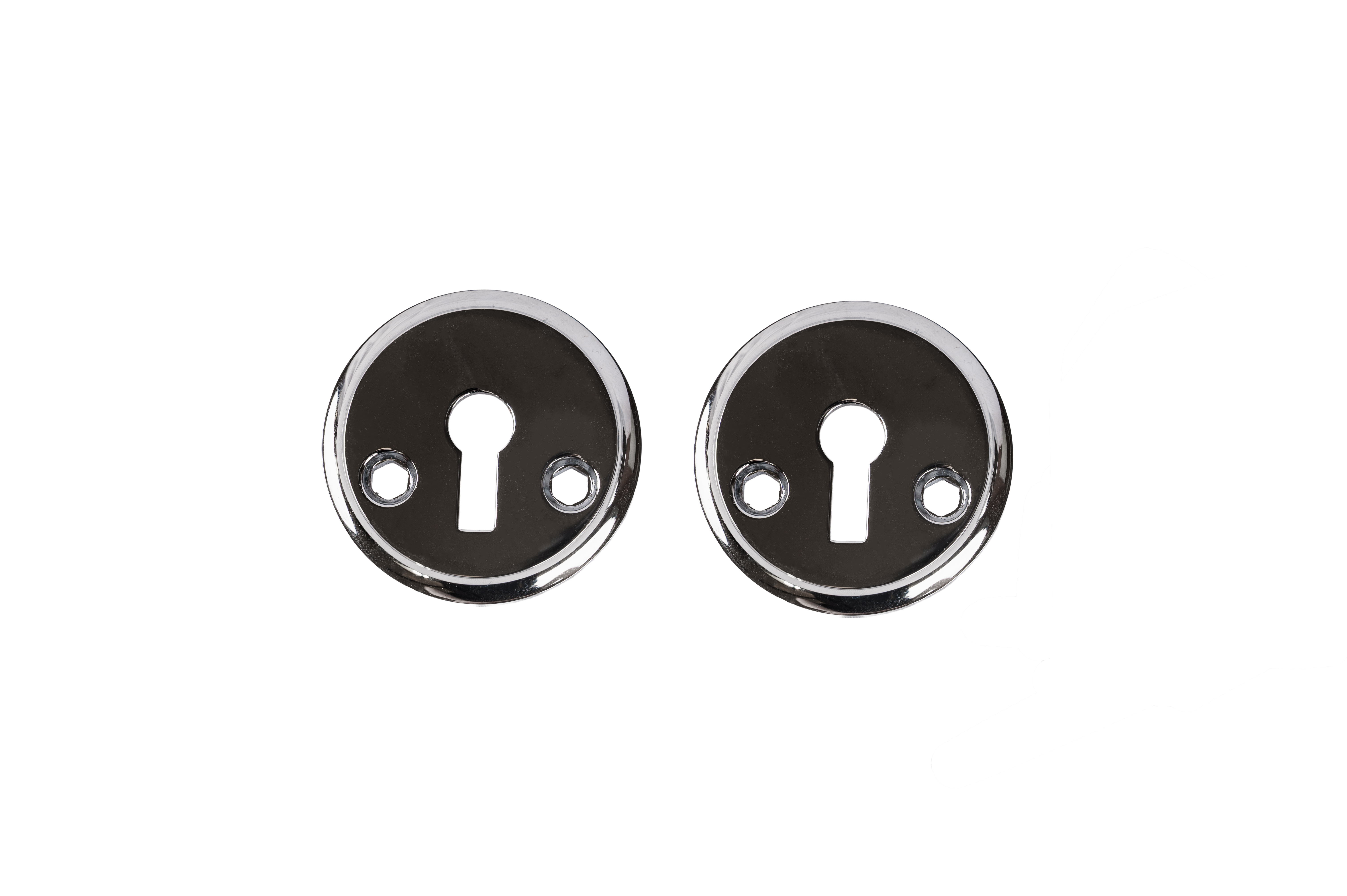 Dörrhandtag - Krom/svart Dörrhandtag - Krom/svart