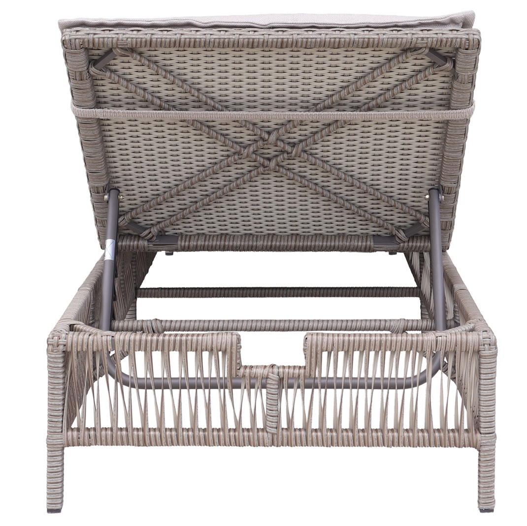 Solsäng naturfärgad rotting - Ställbar - Harpan Solsäng naturfärgad rotting - Ställbar - Harpan