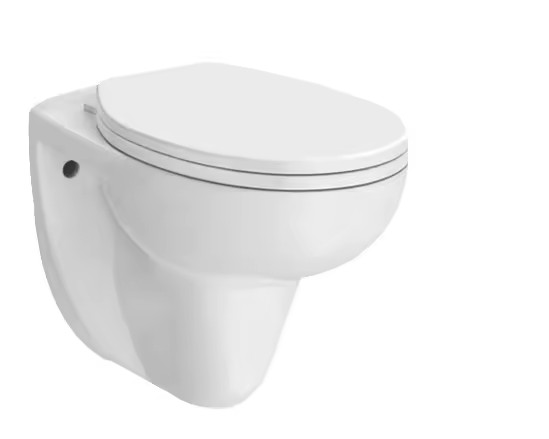 Vägghängd toalett Lind - Vit Vägghängd toalett Lind - Vit