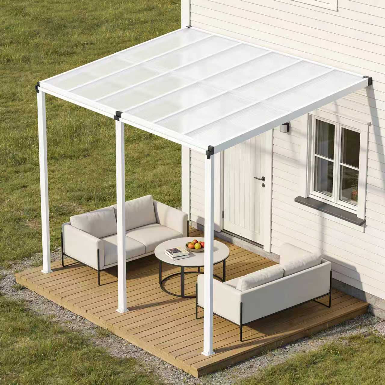 Altantak 370 x 250 x 212 cm - Vit