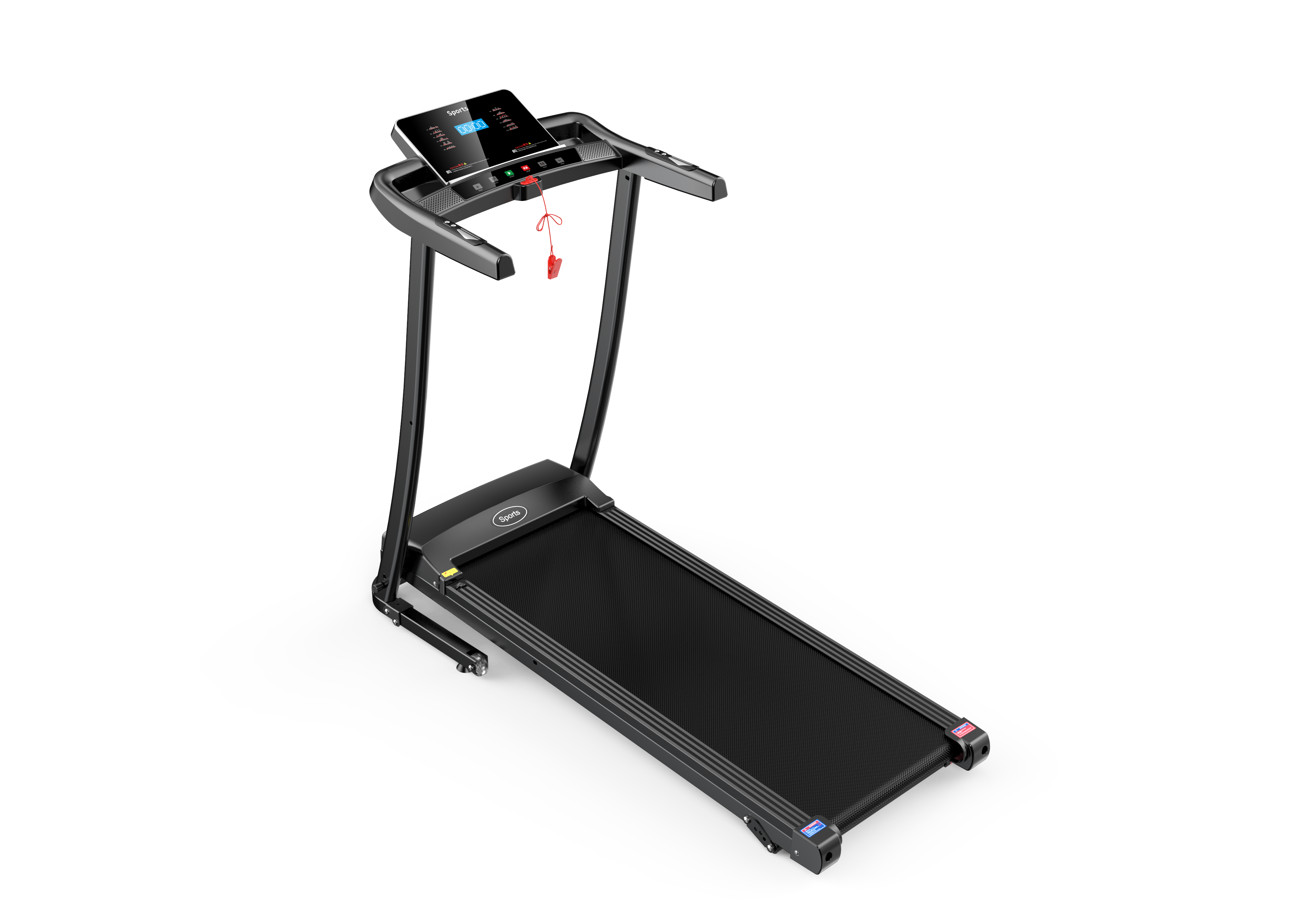 Motoriseret l�beb�nd - kompakt og brugervenligt til hjemmetr�ning