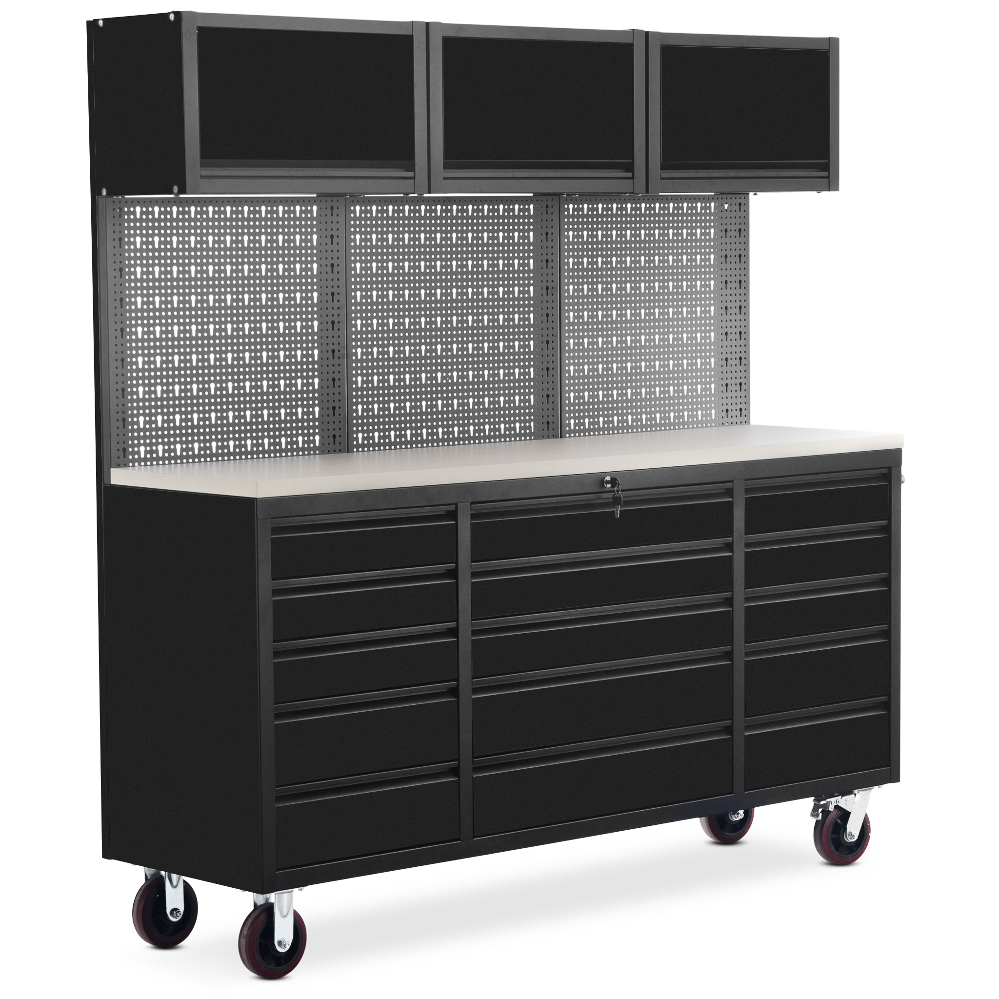 Kompletter Garageninnenraum auf Rädern Kompletter Garageninnenraum auf Rädern