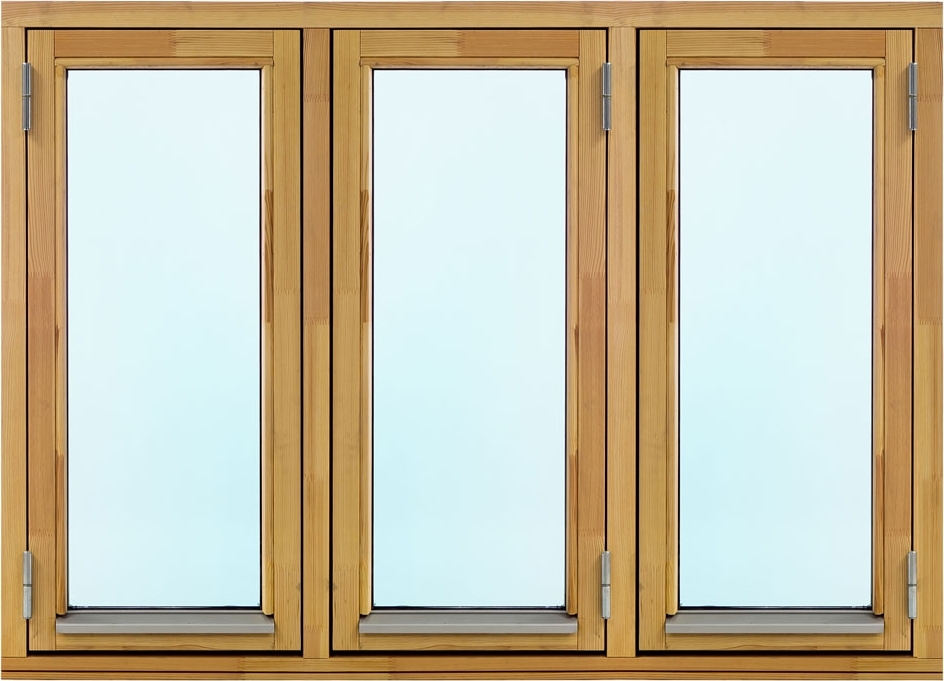 2-glasfönster Trä utåtgående - 3-Luft - Omålat - U-värde 1.3 + Karmhylsor 2-glasfönster Trä utåtgående - 3-Luft - Omålat - U-värde 1.3 + Karmhylsor