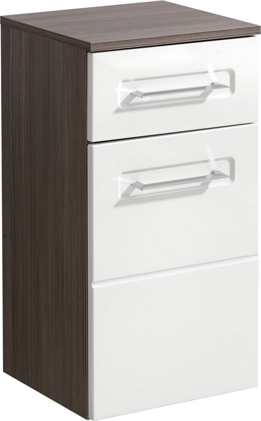 Badrumsskåp Cosmo 35 cm - Tallimitation & Vit Badrumsskåp Cosmo 35 cm - Tallimitation & Vit