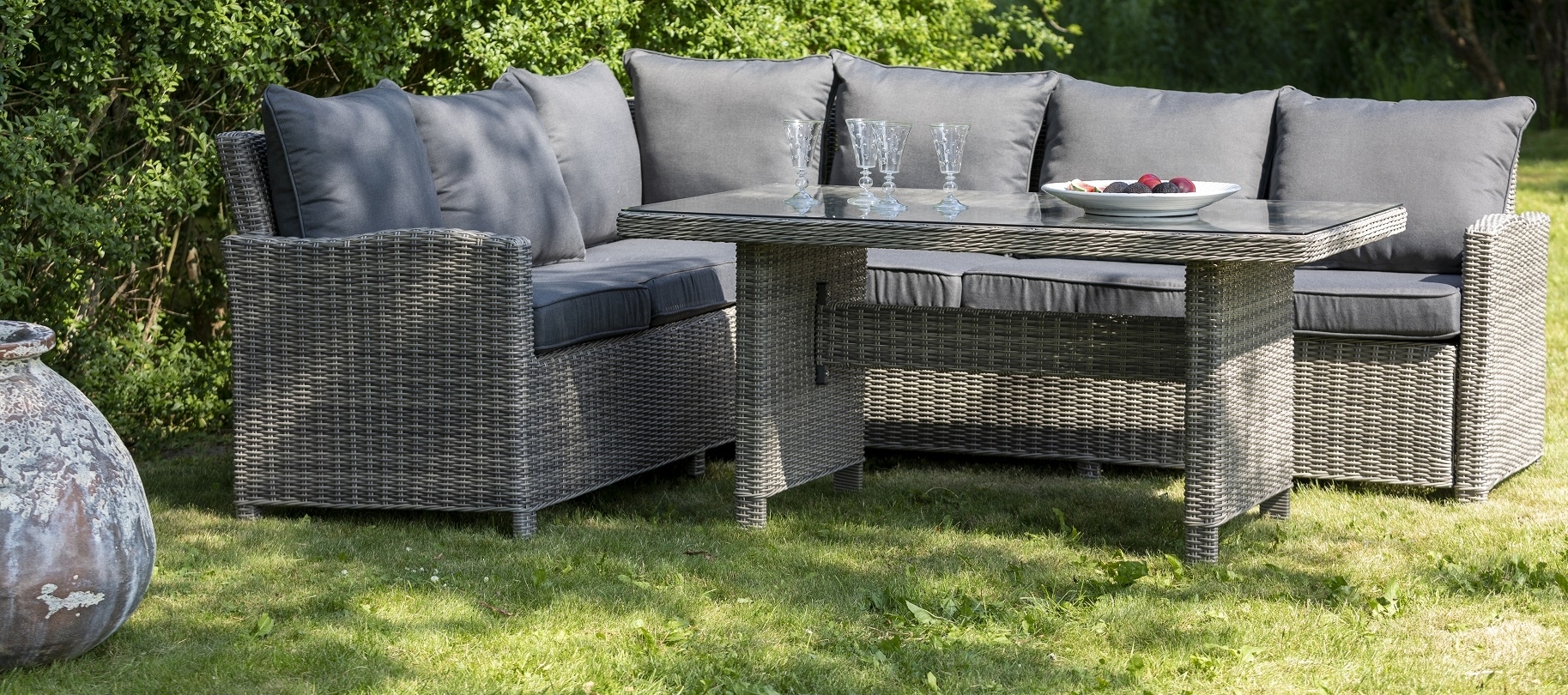 Alsjö - Utemöbelgrupp hörnsoffa Alsjö - Utemöbelgrupp hörnsoffa