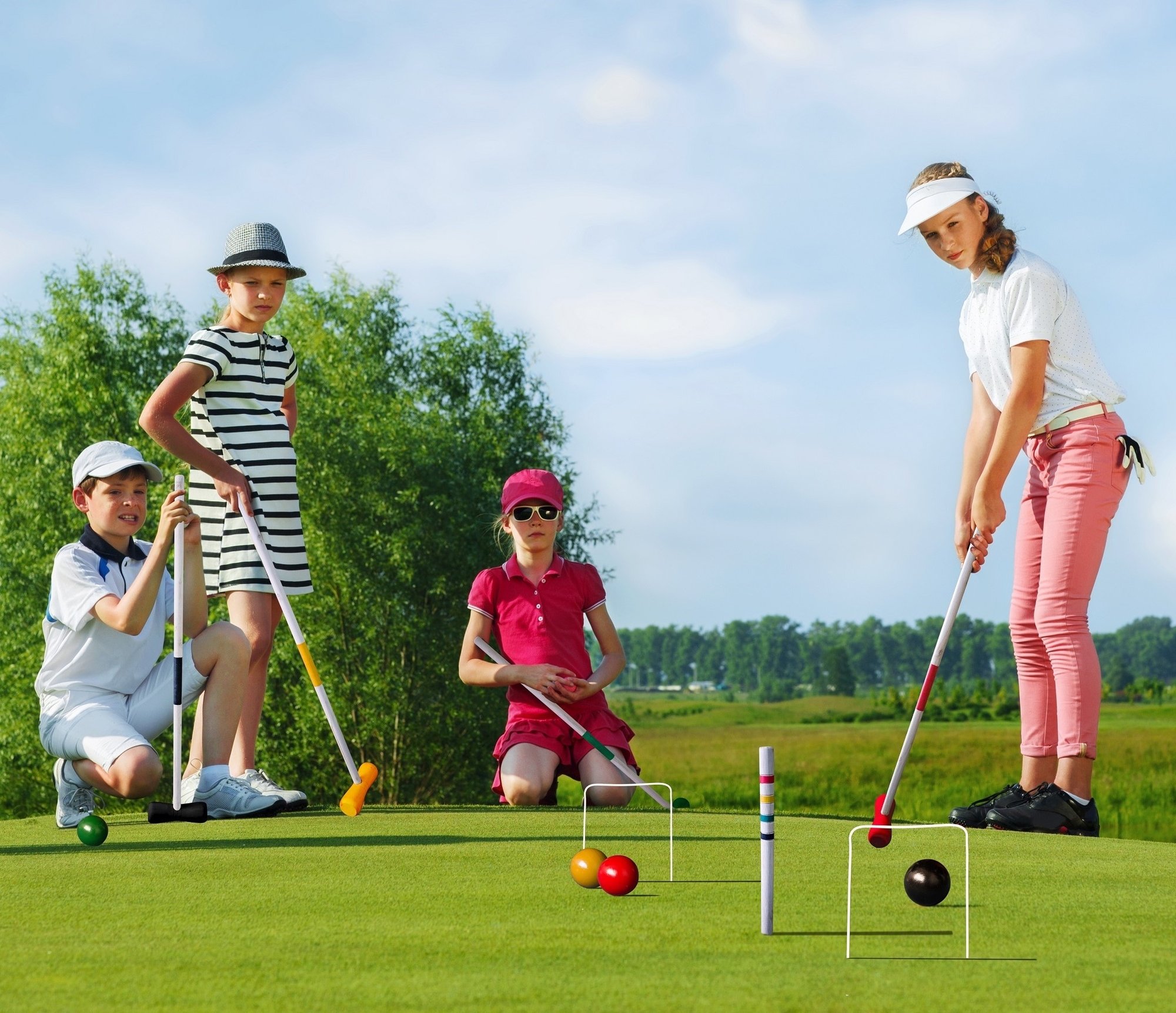 Krocket - Spiel im Freien