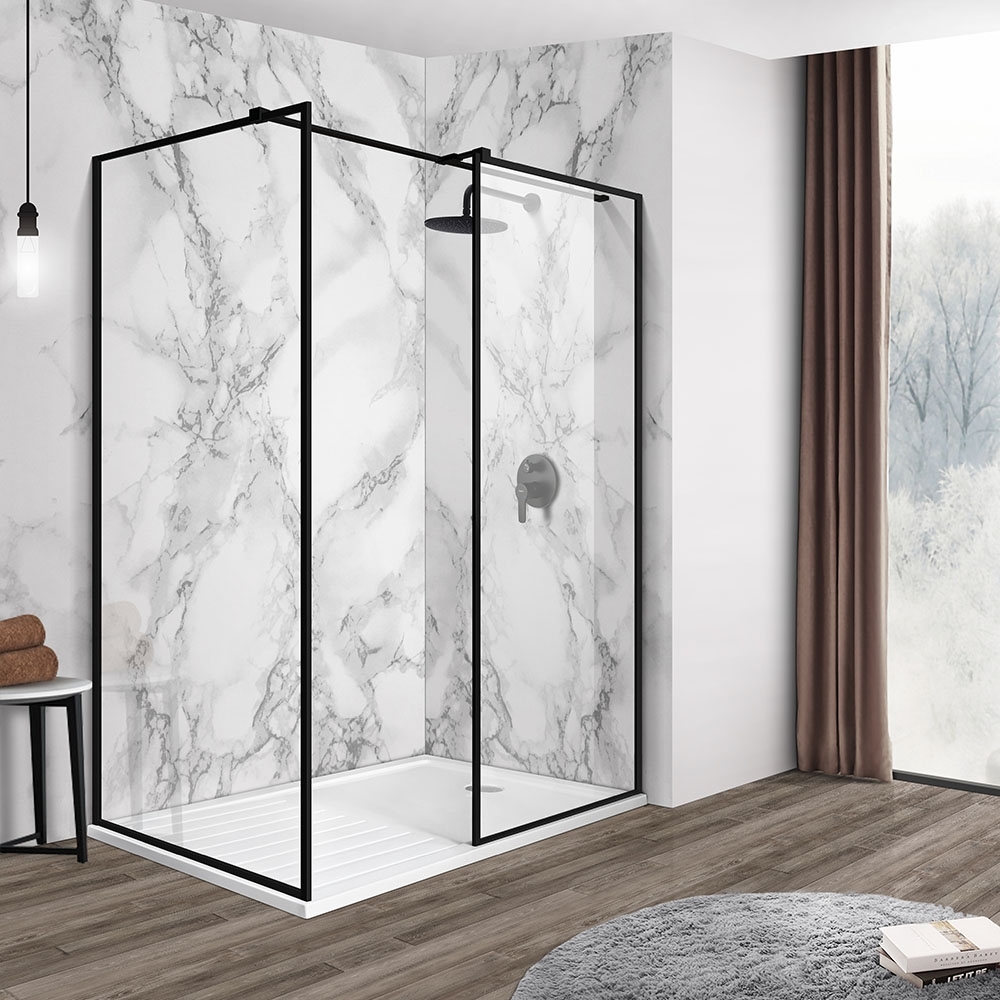 Industriduschväggar Aquila - Svart Industriduschväggar Aquila - Svart