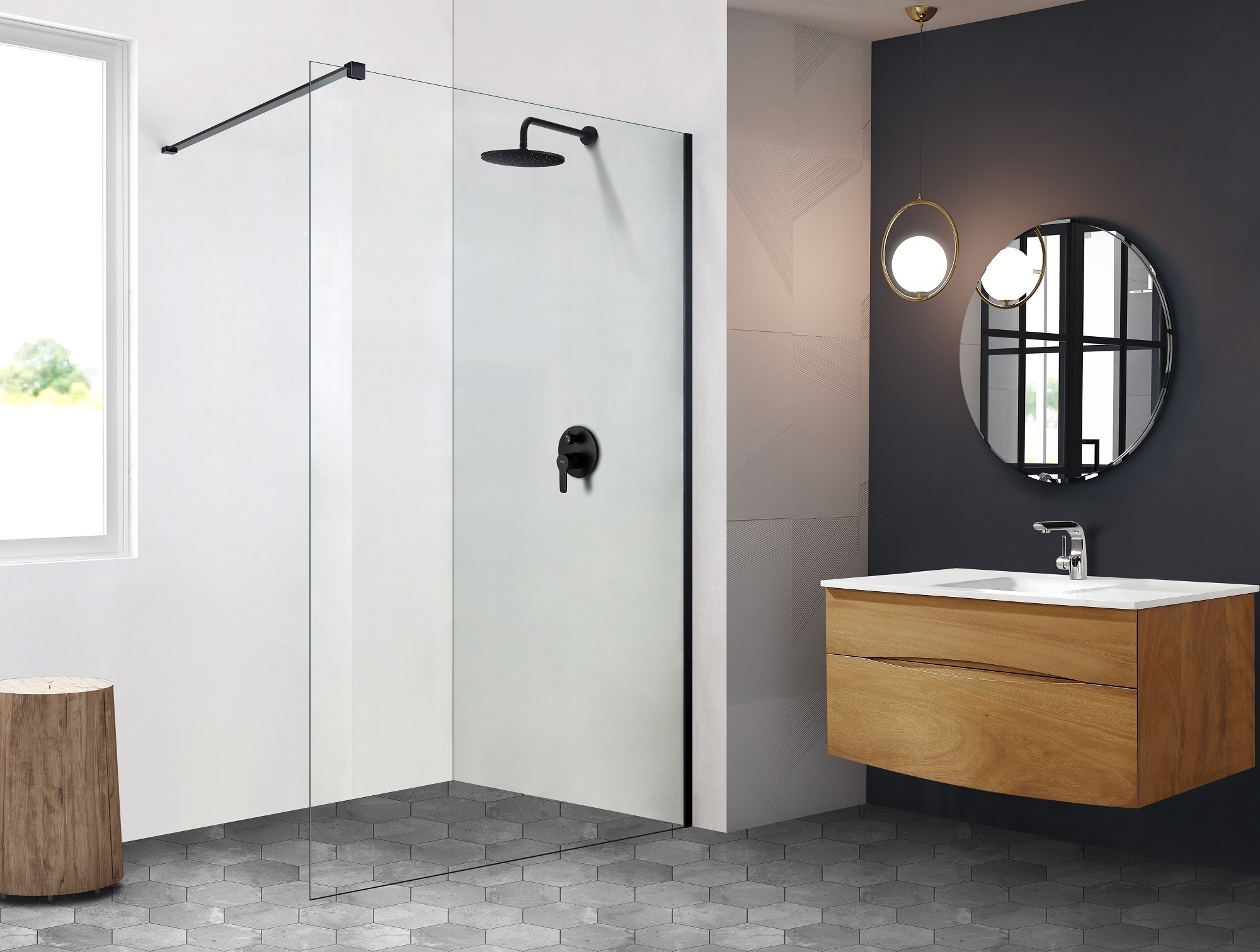 Duschhörn Selene - Svart Duschhörn Selene - Svart