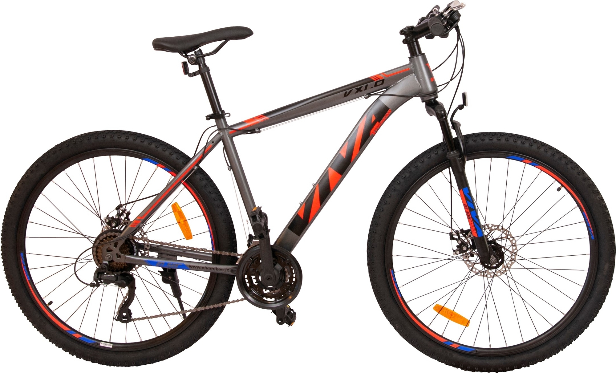Mountainbike 27,5" Viva Stronger - Grau/Rot