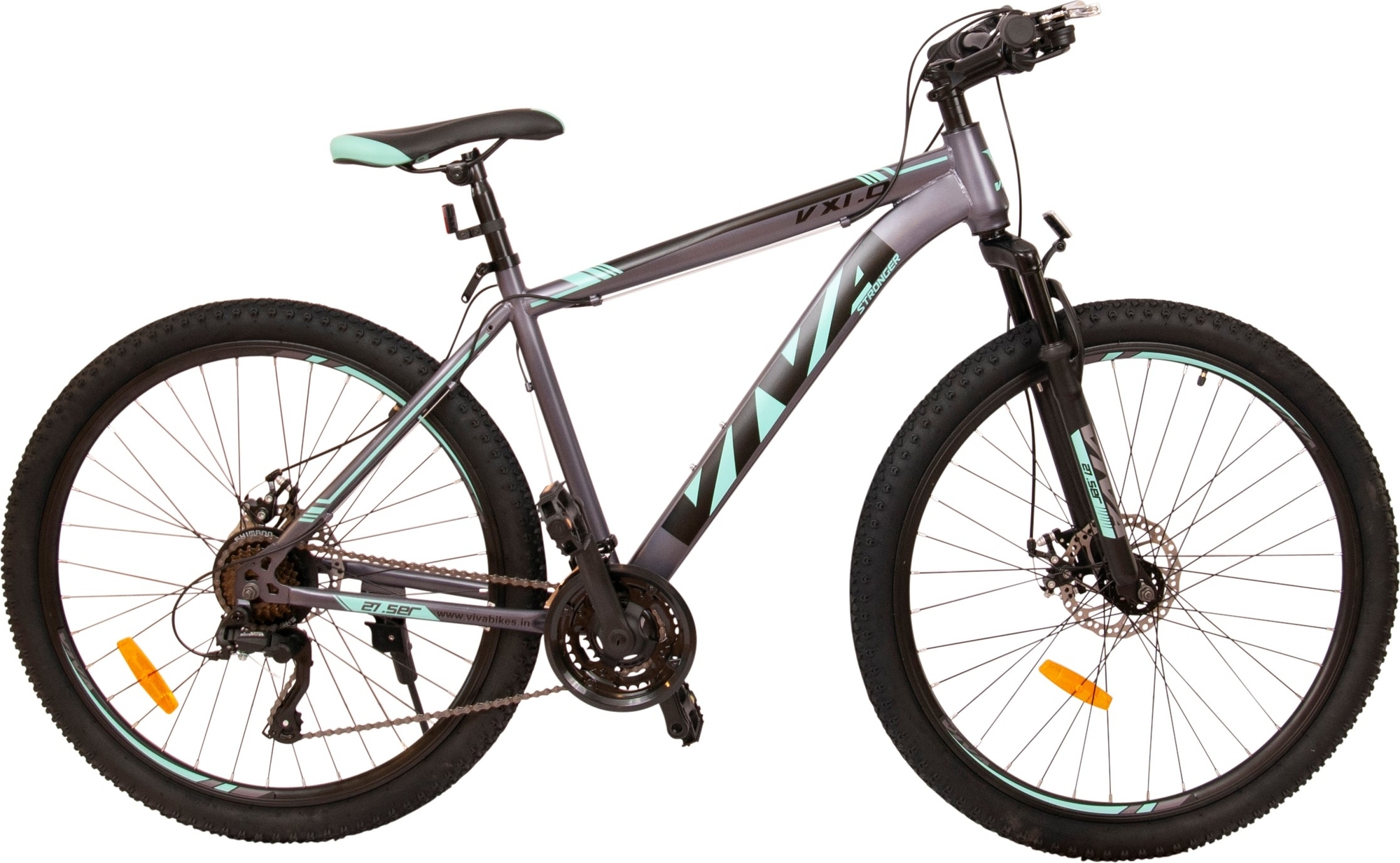 Mountainbike 27,5" Viva Stronger - Grau/Gr�n