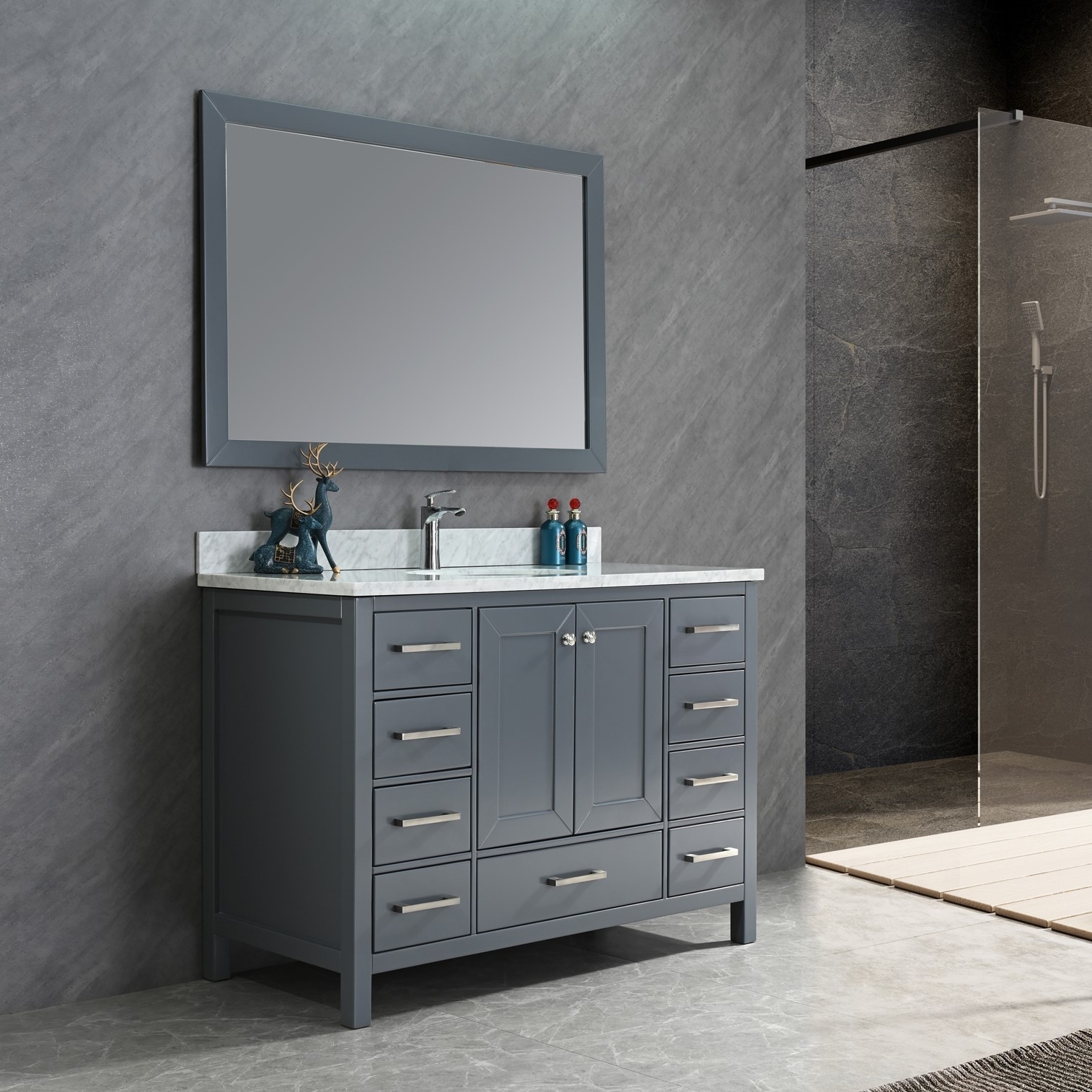 Badrumsmöbler Serenity - Grå Badrumsmöbler Serenity - Grå