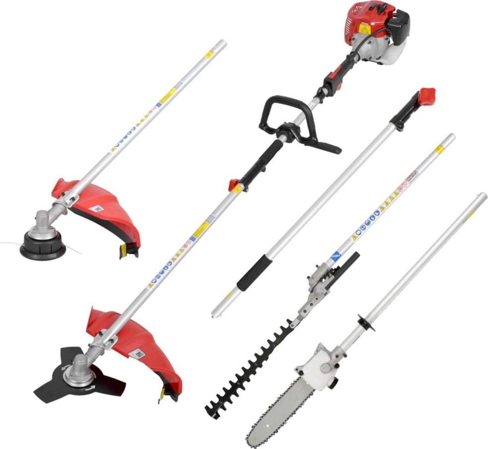 Bensindrivet multiredskap - Trimmer, hcksax och grensg