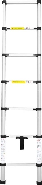 Teleskopstege 7 steg 2 m Teleskopstege 7 steg 2 m