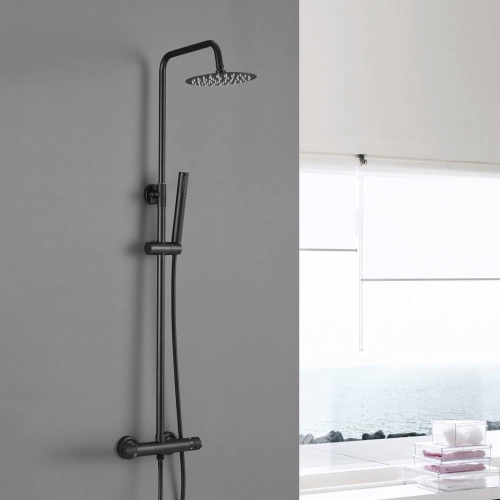 Takdusch Hemse med handdusch - Svart