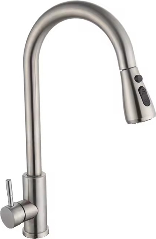 Köksblandare Lily - Borstad stål Köksblandare Lily - Borstad stål