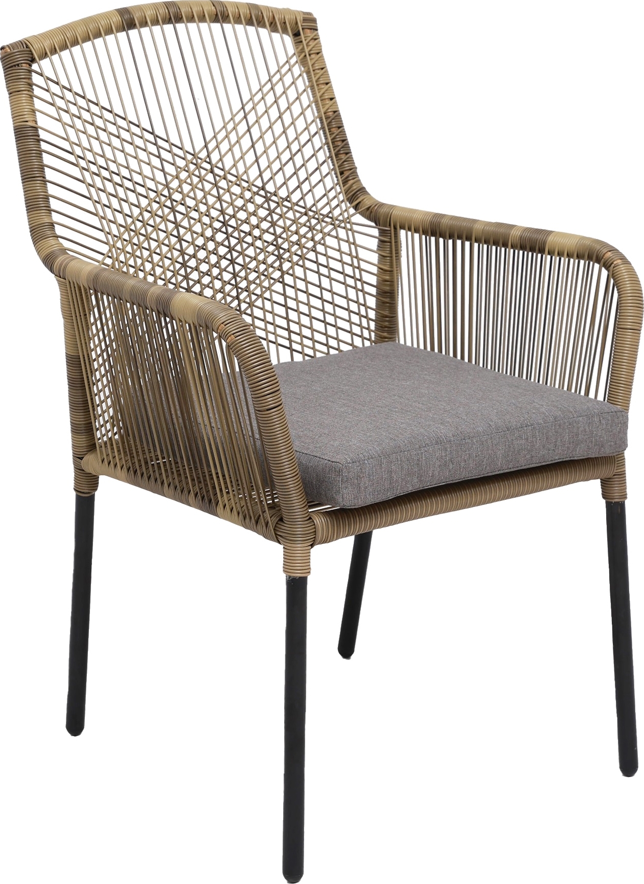 Ystad karmstol - tvinnad konstrotting/gr dyna