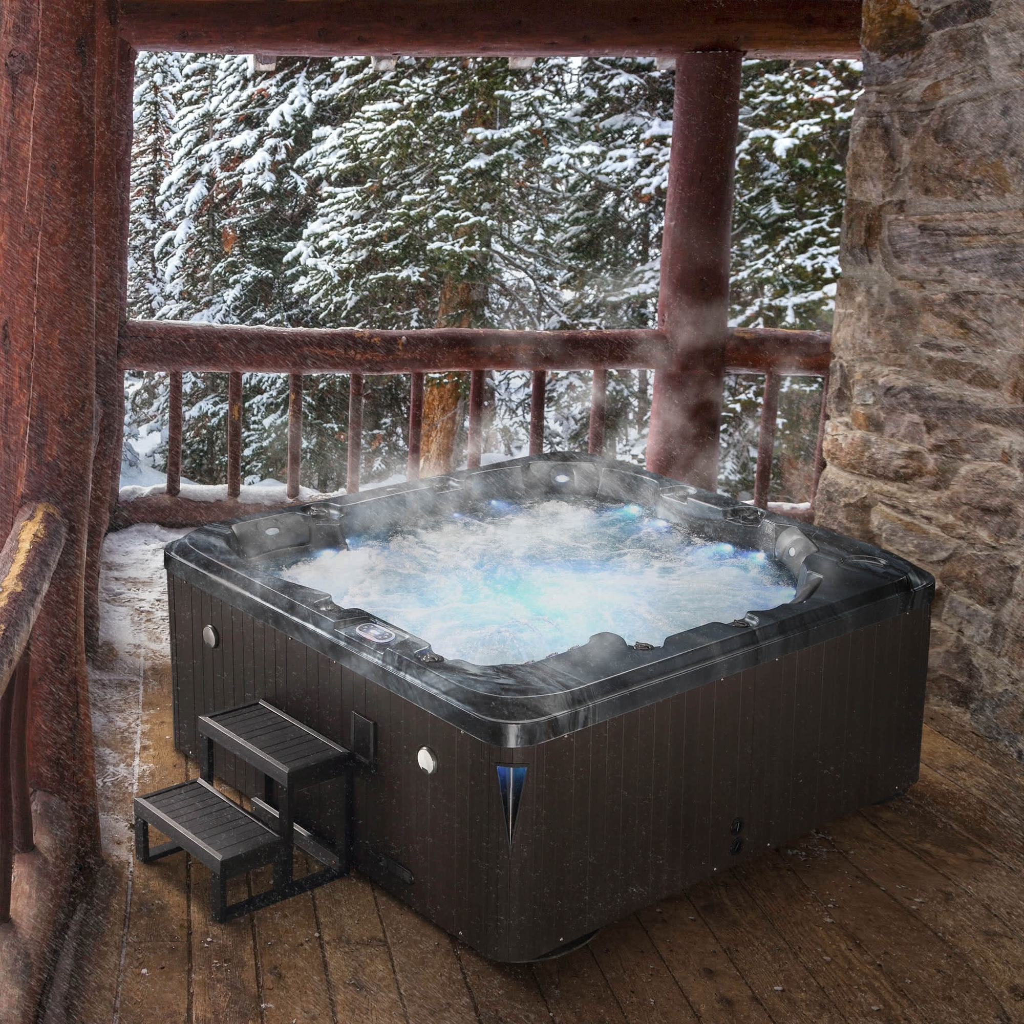 Spabad Inspirit Dreams Blackline - 7 personer Spabad Inspirit Dreams Blackline - 7 personer