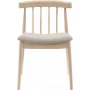 Matstol med ljusgr� sits 2-pack - Florence