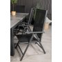 Ekens Matgrupp (152x90) - Svart/Gr - 6 Stolar