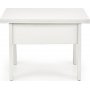 Serafin h�j och s�nkbart soffbord 80-160 x 80 cm - Vit