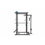 Power Rack Heimtrainer 220 cm - Komplette Trainingsstation mit J-Haken