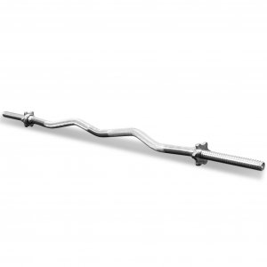 Curlstång 130 cm | Rak och böjd greppsektion | 25 mm viktfäste Curlstång 130 cm | Rak och böjd greppsektion | 25 mm viktfäste