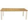 Maglehem matbord (210*100 cm)  Vit/Teak