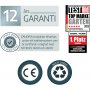 Canopia Olympia Altantag i Aluminium 3 x 3 - Mrkegr/klart glas