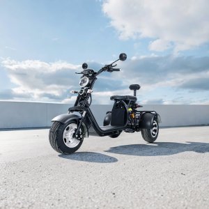 Trehjulet fedtscooter 2000W | LG lithium batteri | Knallert klasse 1 Trehjulet fedtscooter 2000W | LG lithium batteri | Knallert klasse 1