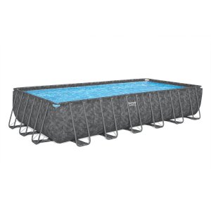 Bestway overjordisk pool 7,3x3,7m - 132cm dybde | Power Steel APX 365 (561KG) Bestway overjordisk pool 7,3x3,7m - 132cm dybde | Power Steel APX 365 (561KG)