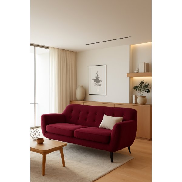 Soffa Boggie 190 cm - Vinr�d
