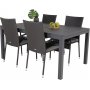Holma Matgrupp (160x100) - Svart - 4 Stolar
