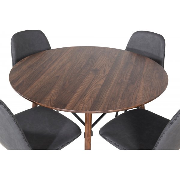 Matbord valn�t �100 cm - Plaza