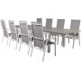 Ekens Matgrupp (224x100) - Vit/Gr - 8 Stolar