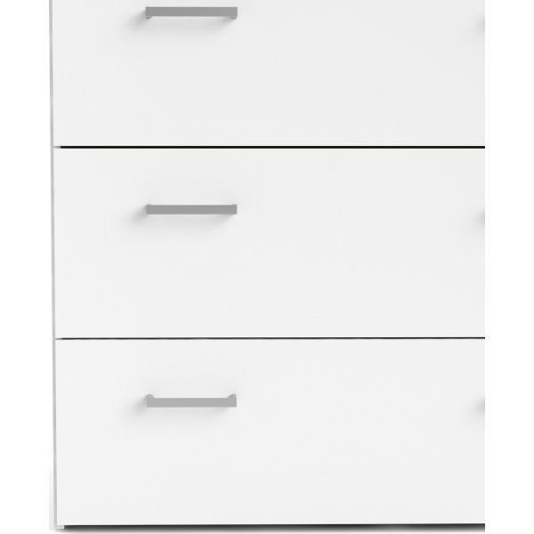 Space Byr� vit med 5 l�dor bredd 74 cm och 115 cm h�g