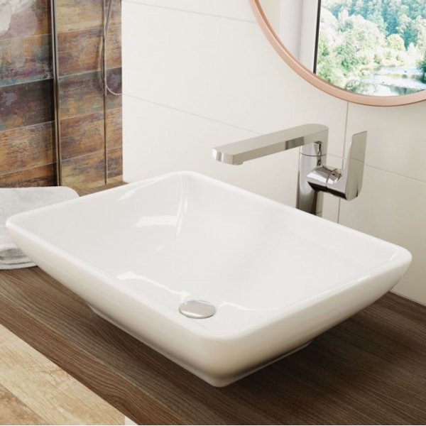 Gardenia Tvättställsblandare med hög pip - Krom Gardenia Tvättställsblandare med hög pip - Krom