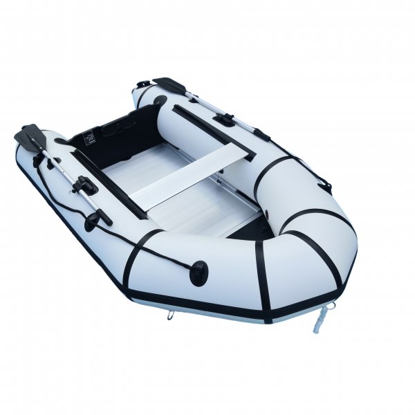 Gummibåt 270 cm - Svart och Vit Gummibåt 270 cm - Svart och Vit
