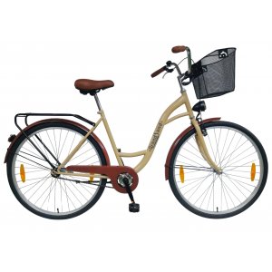 Damcykel City - Cappuccino - 28” hjul | 20” stålram Damcykel City - Cappuccino - 28” hjul | 20” stålram