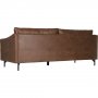 Vintage soffa 3-sits brun 223 cm