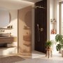 Duschv�gg 120x200 cm Brons