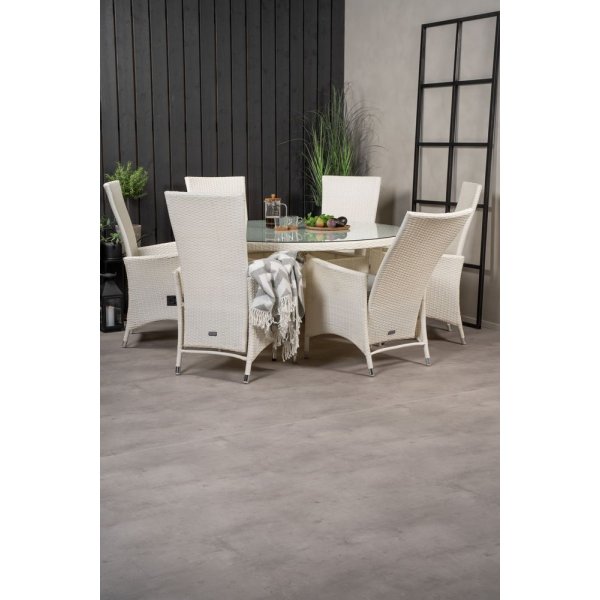 Frubol Matgrupp (ø150) - Vit - 6 Stolar Frubol Matgrupp (ø150) - Vit - 6 Stolar