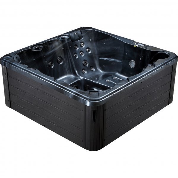 Spabad 5–6 personer Lucite® Akryl, Gecko® Cirkulationspump & Balboa® Styrsystem 2026 - Poseidon Black Edition Spabad 5–6 personer Lucite® Akryl, Gecko® Cirkulationspump & Balboa® Styrsystem 2026 - Poseidon Black Edition